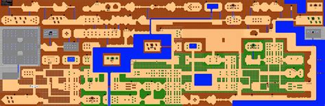 NES Legend of Zelda Map